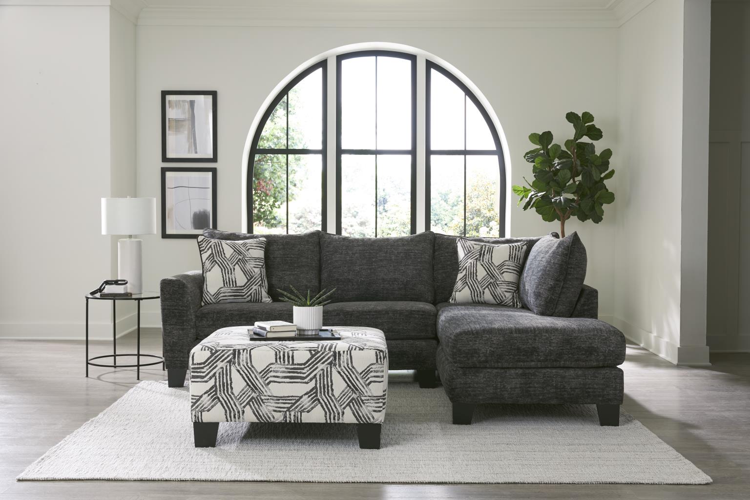 coco☆ 8370 Galactic Charcoal 2PC – Coco Furniture & Decor