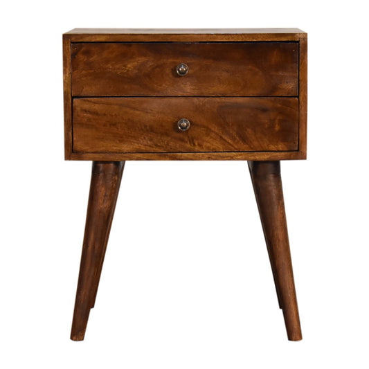 Chestnut Modern Solid Wood Bedside