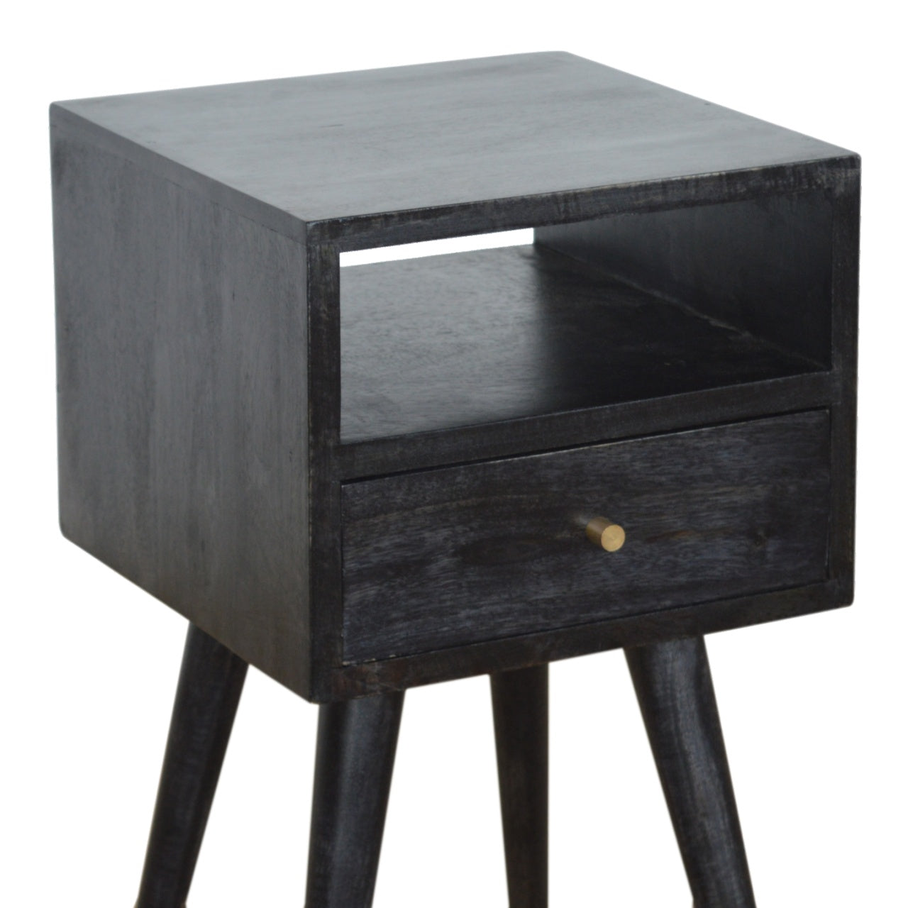 Mini Ash Black Bedside